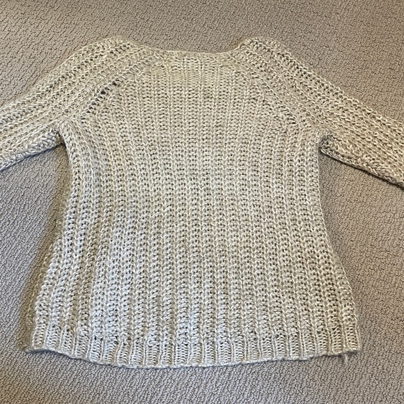 Elegant Women’s Knit Sweater in Mint w/ Sequins by Knitted & Knotted - Picture 5 of 6